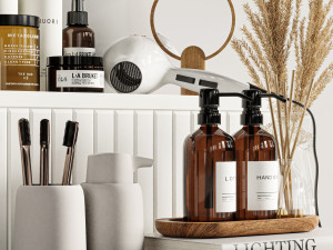 Bathroom accessories 3D Model