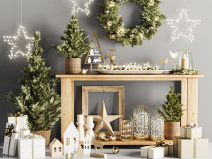 Christmas Decoration Set 3D Model