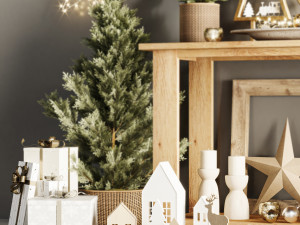 Christmas Decoration Set 3D Модель