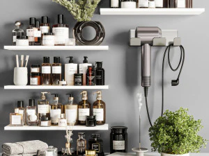 Badkameraccessoires Set 3D Model