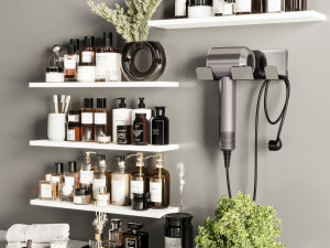 Bathroom accessories Set Model 3D