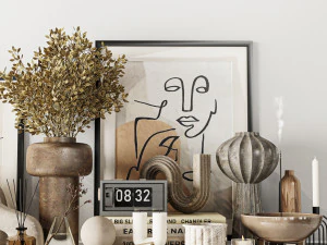 Dekoratives Set 3D Modell