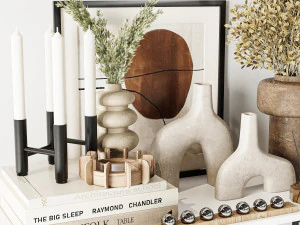 Dekoratives Set 3D Modell