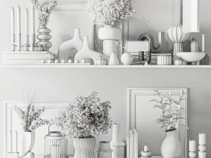 Dekoratives Set 3D Modell