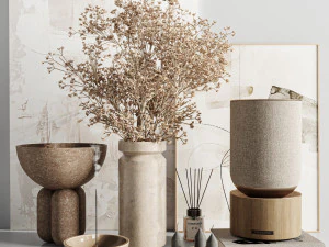 Dekoratives Set 3D Modell