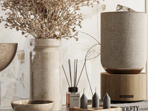 Conjunto decorativo Modelo 3D