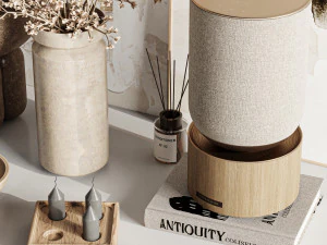 Conjunto decorativo Modelo 3D