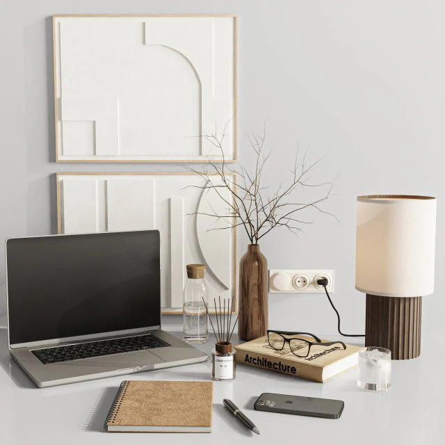 Zestaw dekoracyjny Model 3D .c4d .max .obj .3ds .fbx .stl .blend 