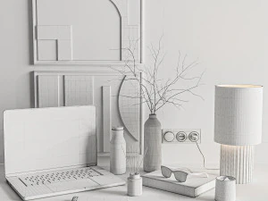 Zestaw dekoracyjny Model 3D