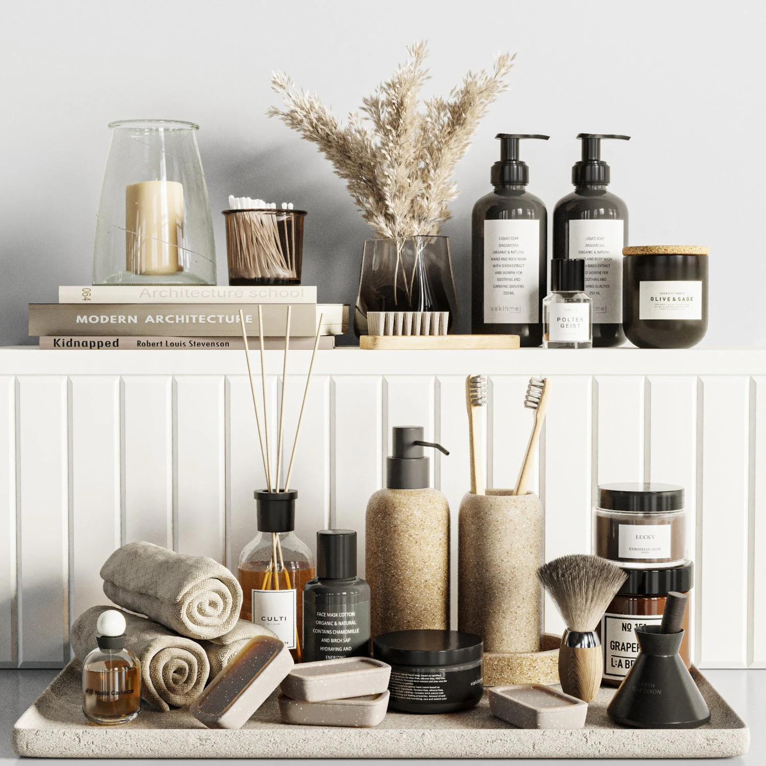 卫浴配件 3D 模型 .c4d .max .obj .3ds .fbx .stl .blend 