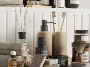 Bathroom accessories 3D Модель