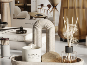Decorative set Model 3D