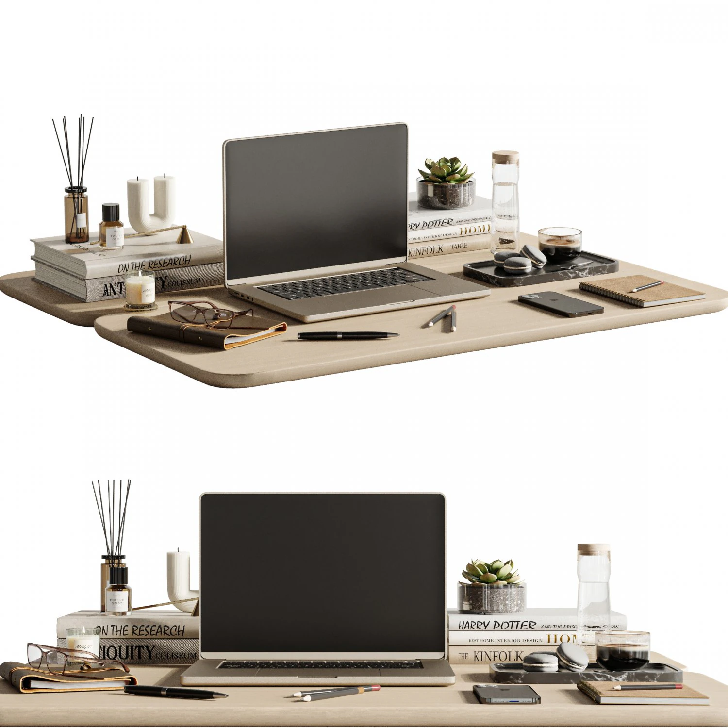 Dekoratives Set 3D Modell .c4d .max .obj .3ds .fbx .stl .blend