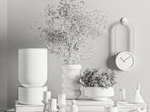 Decorative set Model 3D