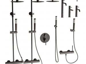 Bathroom Faucet Set Model 3D