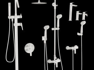Bathroom Faucet Set Modelo 3D