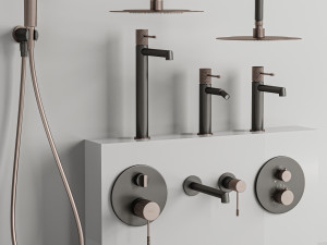 Bathroom Faucet Set 3D Model