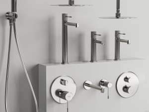 Bathroom Faucet Set 3D Model