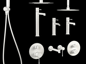 Bathroom Faucet Set 3D Model