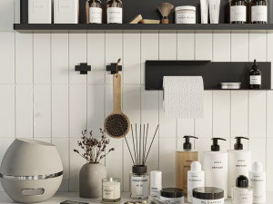 Bathroom accessories 3D-Modell