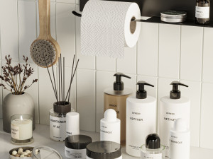 Bathroom accessories 3D-Modell
