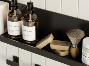 Bathroom accessories 3D-Modell