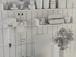 Accesorios de ba&ntilde;o Modelo 3D