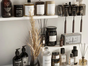 Bathroom accessories 3D Model