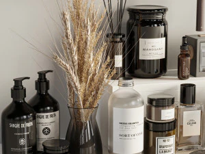 Bathroom accessories 3D Model