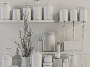 Bathroom accessories 3D 模型
