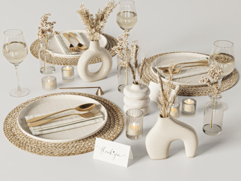 Tableware 3D Model