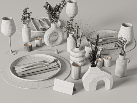 Tableware Model 3D