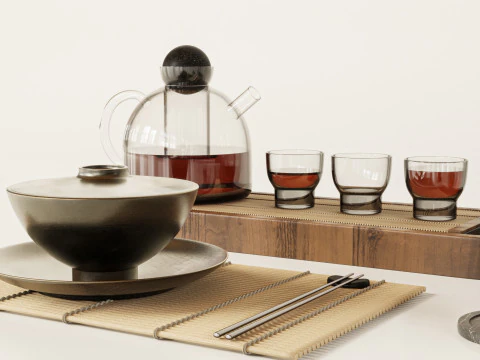 Stoviglie Modello 3D