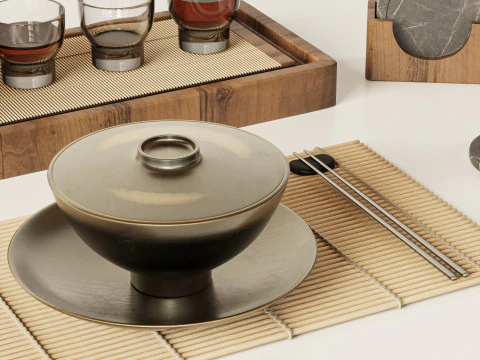 Stoviglie Modello 3D