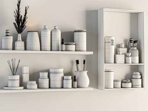 Bathroom accessories Modèle 3D