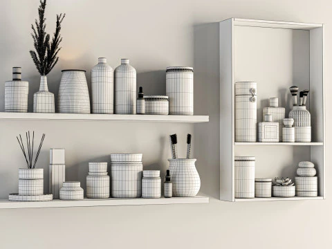 卫浴配件 3D 模型