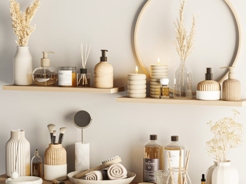 Bathroom accessories Modelo 3D