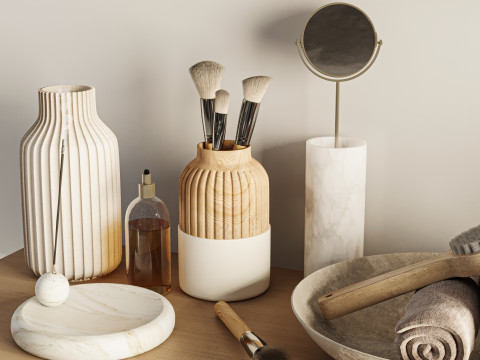 Bathroom accessories 3D Model