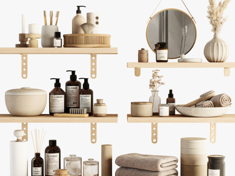 Bathroom accessories Modelo 3D