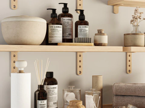 욕실 액세서리 3D 모델