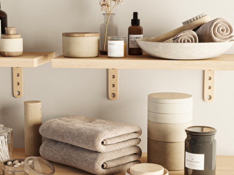 Bathroom accessories Modelo 3D