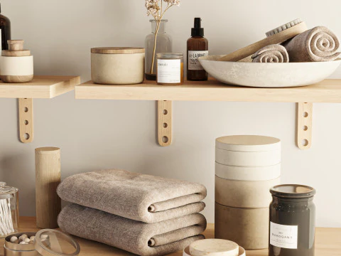 욕실 액세서리 3D 모델