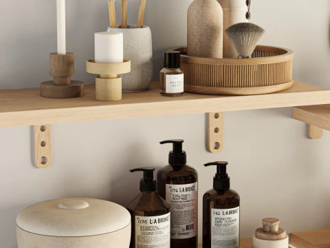 욕실 액세서리 3D 모델