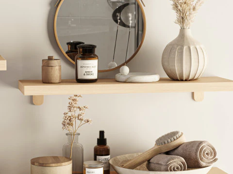 욕실 액세서리 3D 모델