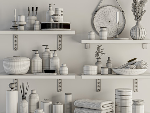 Bathroom accessories Modelo 3D
