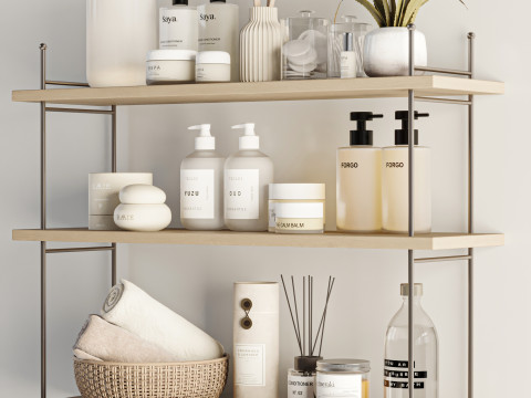Bathroom accessories 3D Model