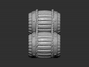 medieval barrels 3d printable pack 3d print model Modèles 3D en vedette