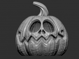 5 pumpkins 3d printable pack Model Cetak 3D