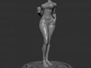 tracer overwatch figurine 3d print model Modèles 3D en vedette
