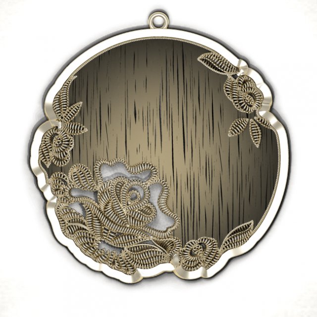 bicolor silk and lace 3D 打印模型 .c4d .max .obj .3ds .fbx .stl .blend